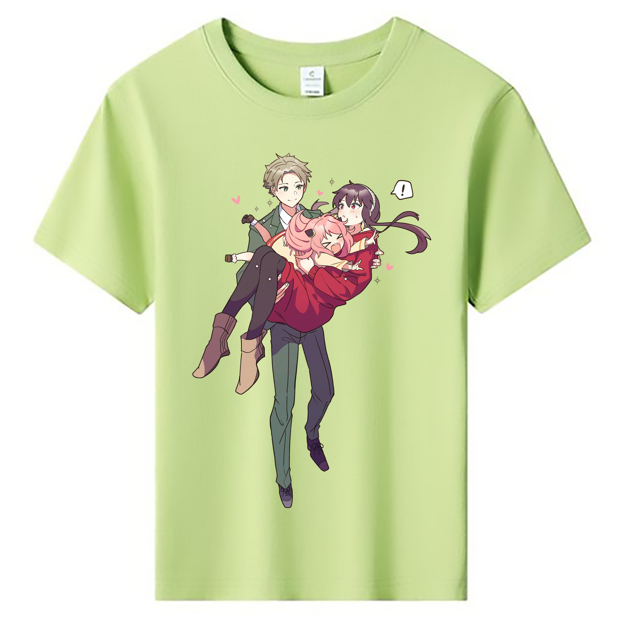 （画像用） SPY×FAMILY间谍家家酒 綿100％キッズTシャツ（フロントプリント）